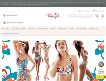 Tablet Screenshot of fr.triumph.com